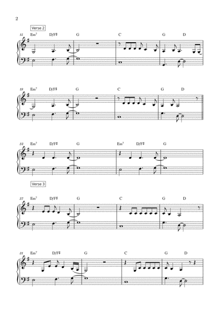 Shallow Very Easy Piano Original Version Page 2