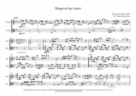 Shape Of My Heart Violin Viola Duet Page 2