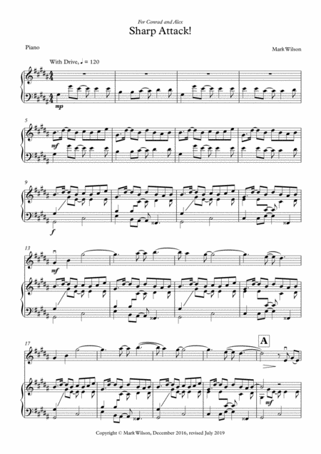 Sharp Attack For Violin And Piano Page 2