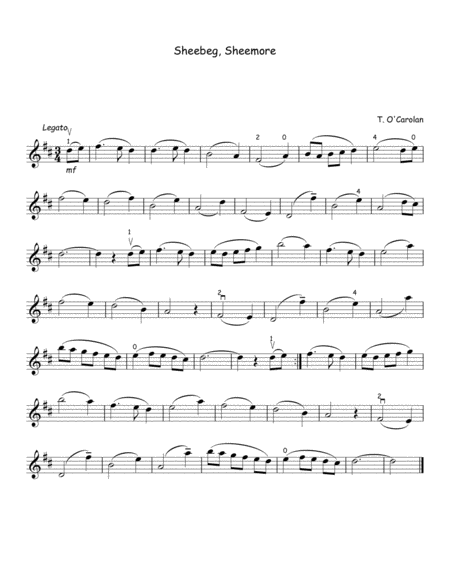 Sheebeg Sheemore For Violin And Piano Page 2