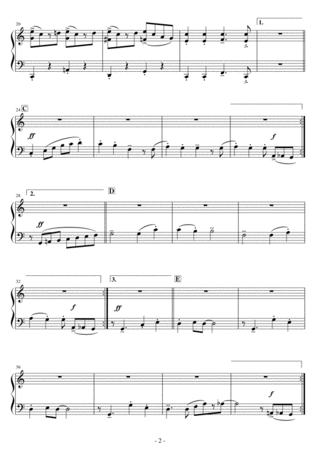 Short Ez Piano 296 Mah Na Mah Na From The Muppets The Dave Pell Singers Page 2