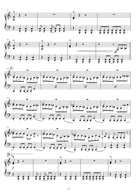 Short Ez Piano 348 Wipe Out The Surfaris Page 2