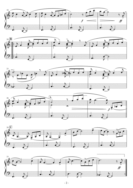 Short Ez Piano 351 The Big Country Theme Page 2