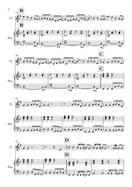 Shotgun Solo For Clarinet Piano In F Major Page 2