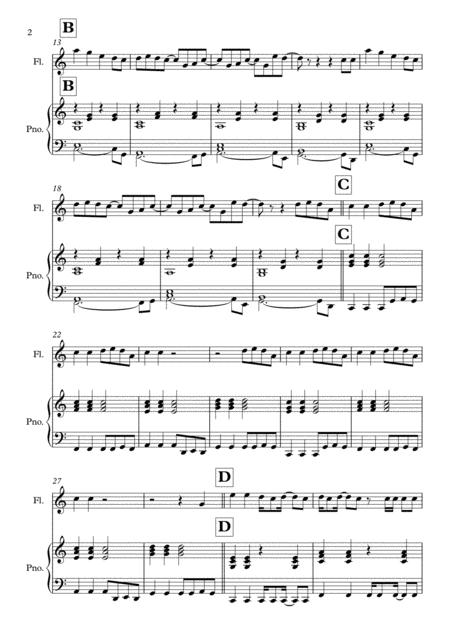 Shotgun Solo For Flute Piano In C Major Page 2