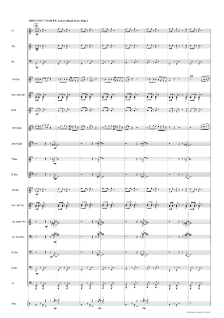 Shout Out To My Ex For Concert Band Page 2