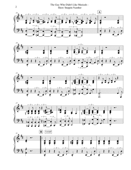 Show Stoppin Number The Guy Who Didnt Like Musicals Piano Transcription Part Page 2