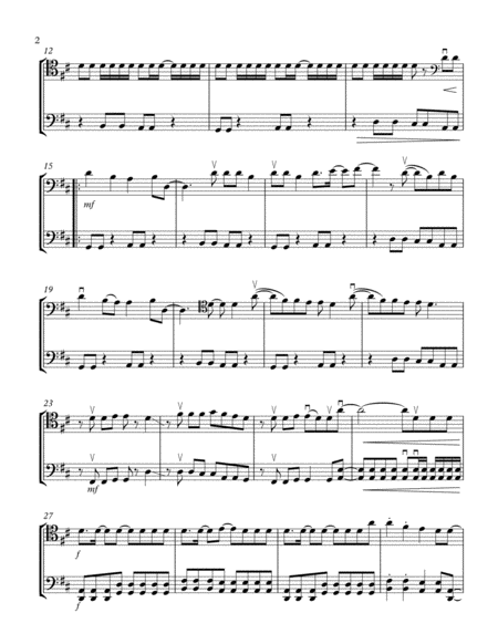 Shut Up And Dance Cello Duet Walk The Moon Arr Cellobat Page 2