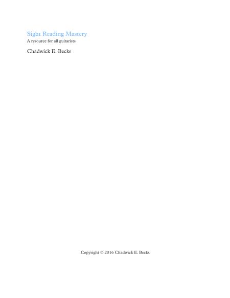 Sight Reading Mastery A Resource For All Guitarists Page 2