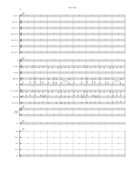 Silent Night Chicago Full Score Set Of Parts Page 2