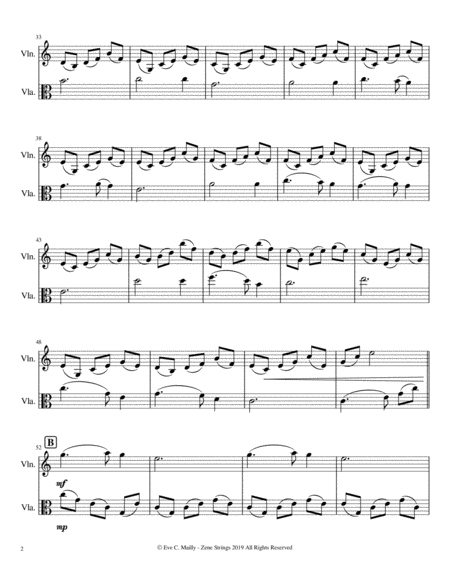 Silent Night Duet For Violin Viola Page 2