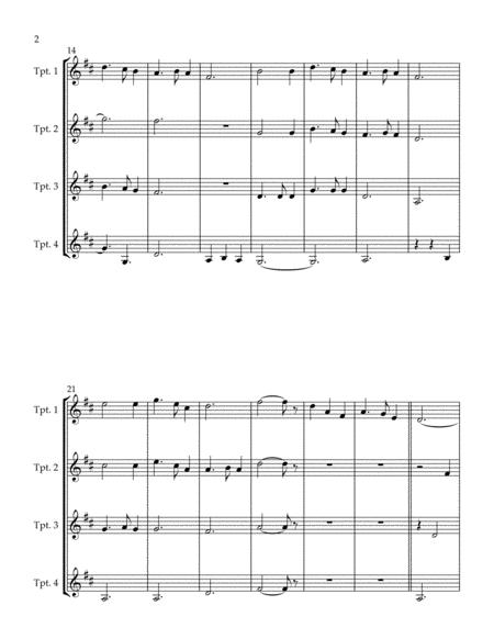 Silent Night For 4 Trumpets Page 2