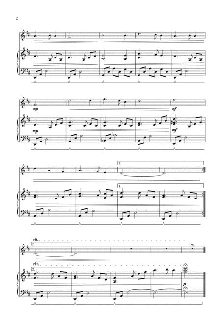 Silent Night For Solo Violin And Piano Page 2