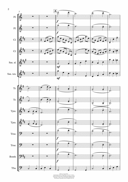 Silent Night For Wind Band Page 2