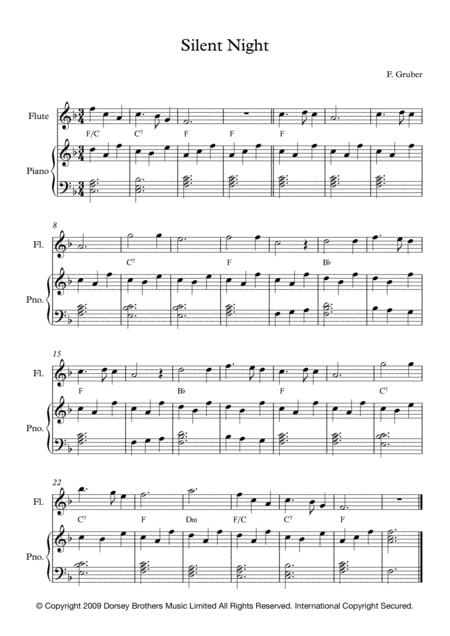 Silent Night Piano And Flute Page 2