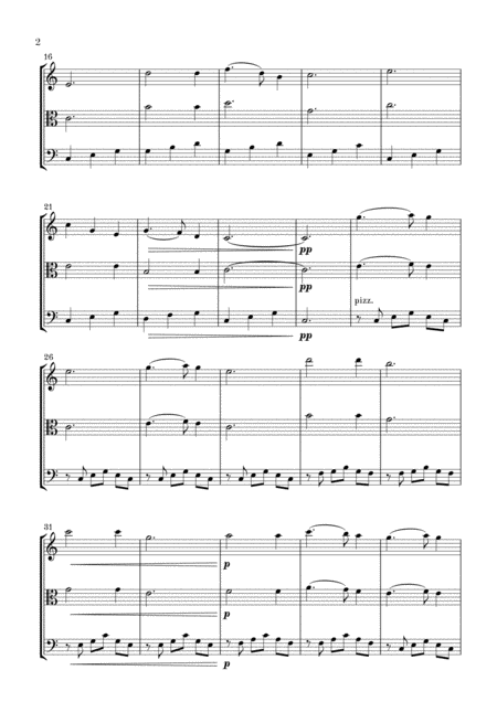 Silent Night String Trio Vln Vla Cello Page 2