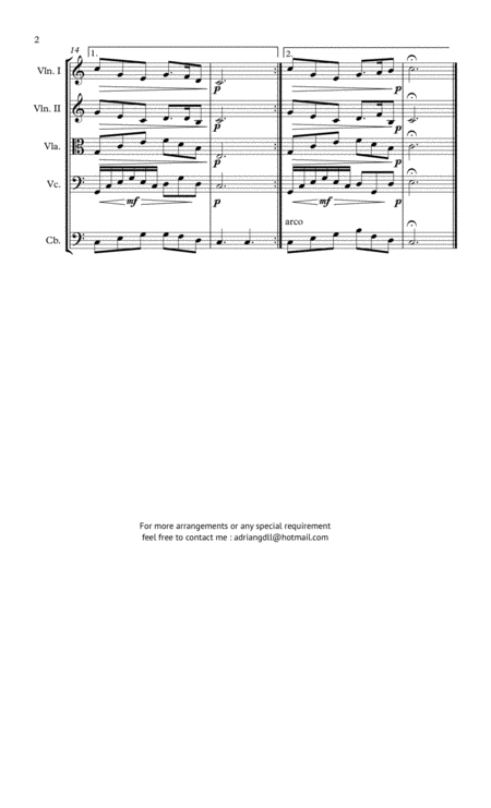 Silent Night Strings Orchestra Arr Page 2