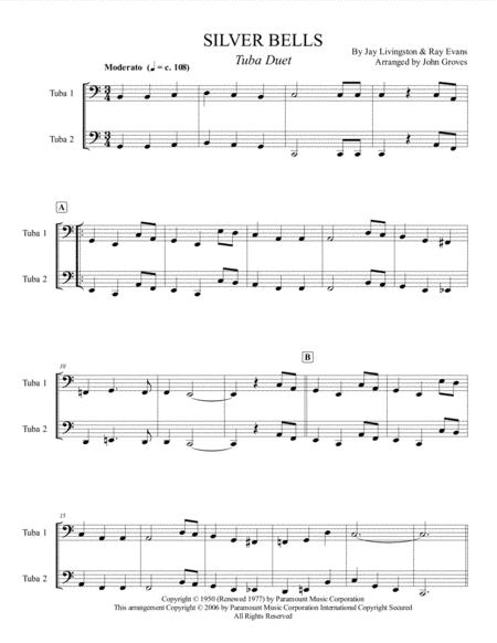 Silver Bells Tuba Duet Page 2