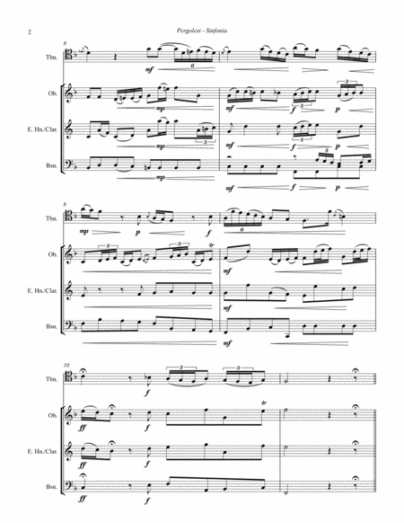 Sinfonia For Trombone And Woodwind Trio Page 2