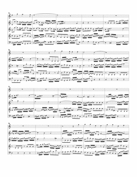 Sinfonia From Cantata Bwv 75 Part 2 Arrangement For 5 Recorders Page 2