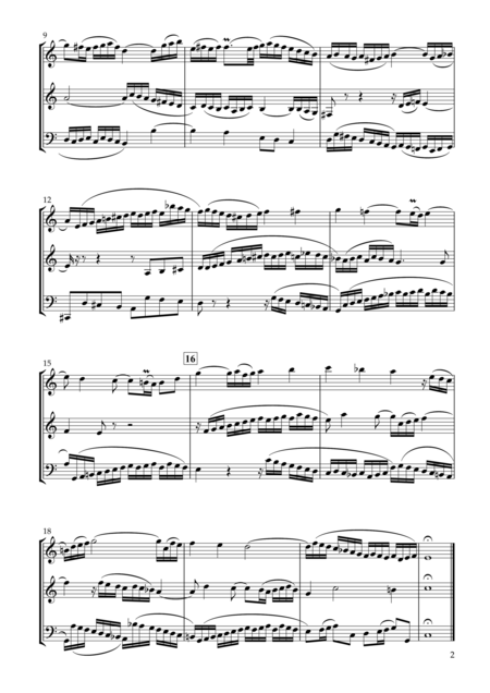 Sinfonia No 1 Bwv 787 For Clarinet Trio Page 2