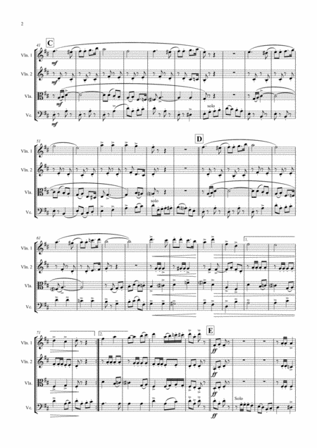 Sinfonia No 2 Bwv 788 For String Trio Page 2