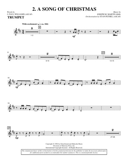 Sing A Song Of Christmas Bb Trumpet Page 2