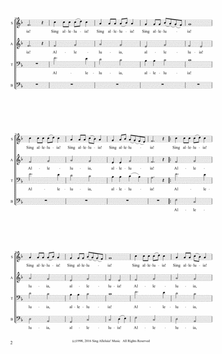 Sing Alleluia Christmas Version Page 2