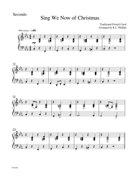 Sing We Now Of Christmas Piano Duet Page 2