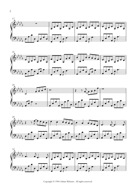 Sister Crusaderbeach Upbeat Happy Piano Solo Page 2