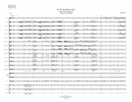 Sit Me Dices Ven Bolero For Big Band And Vocals Page 2