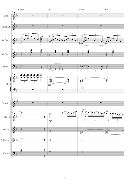 Six Christmas Pieces Sechs Kinderstcke Fr Das Pianoforte Op 72 Number 3 Of 6 String Quartet Page 2
