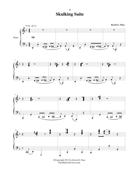 Skulking Suite Piano Solo Page 2
