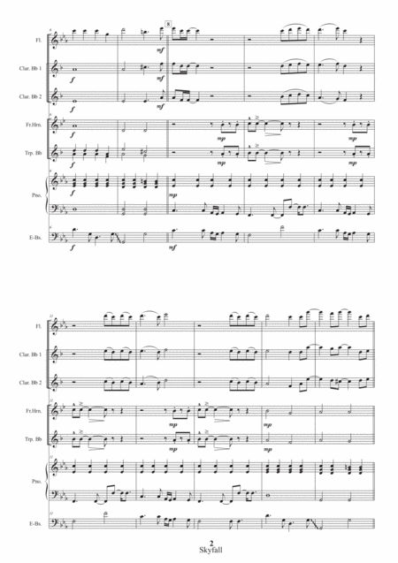 Skyfall For Windinstruments Page 2