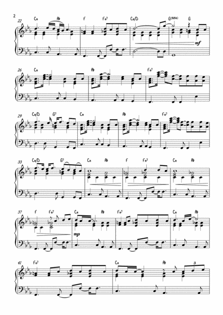 Skyfall Piano Solo Page 2