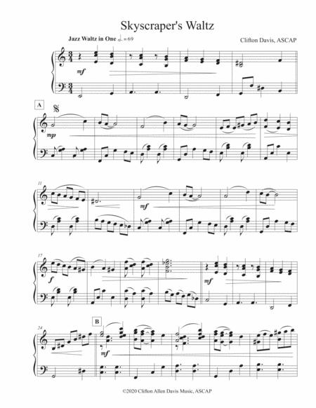 Skyscraper Waltz Clifton Davis Intermediate Piano Solo Page 2