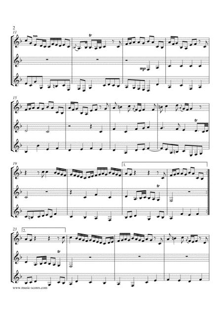 Sleepers Awake Clarinet Trio Page 2