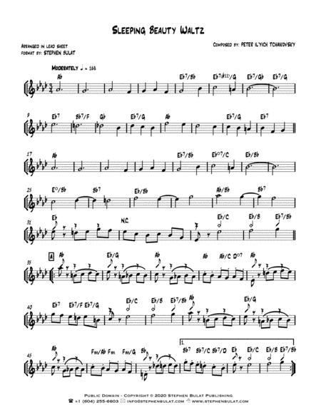 Sleeping Beauty Waltz Tchaikovsky Lead Sheet Key Of Ab Page 2