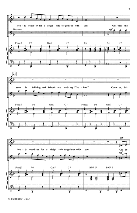 Sleigh Ride Arr Mark Brymer Page 2