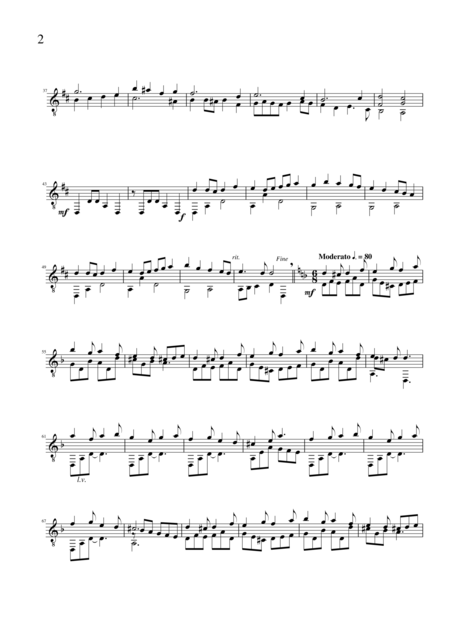 Sleigh Ride Easy Swing Saxophone Duet Page 2