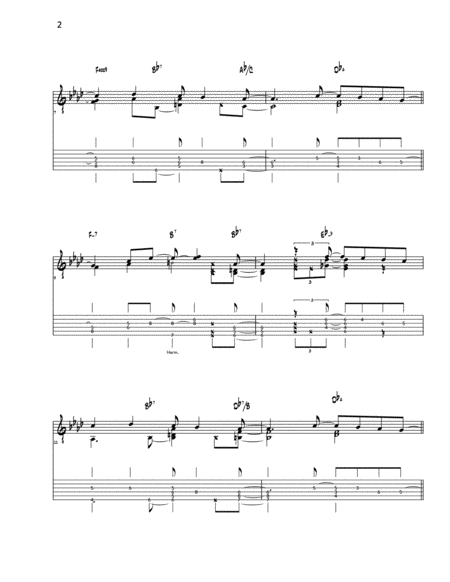 Smells Like Teen Spirit Jazzy Fingerstyle Guitar Page 2