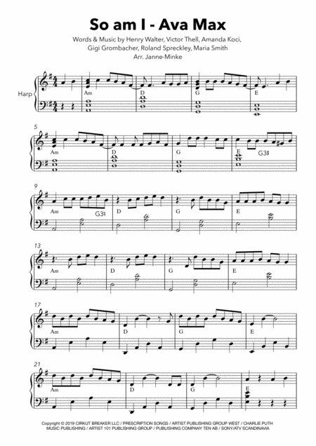 So Am I Harp Solo Page 2