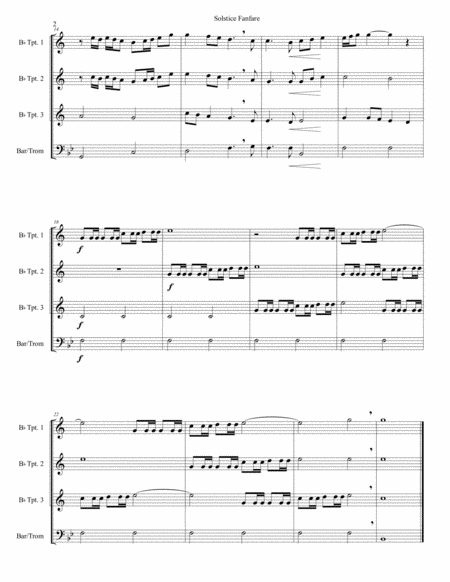 Solstice Fanfare Page 2