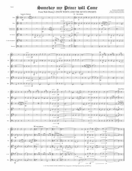 Some Day My Prince Will Come For Woodwind Sextet Page 2