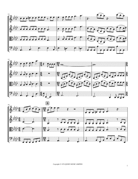 Somebody To Love Queen String Trio Page 2