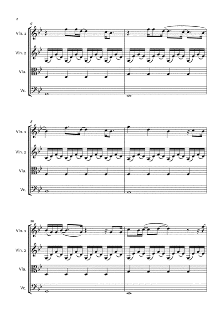 Someone Like You For String Quartet Page 2