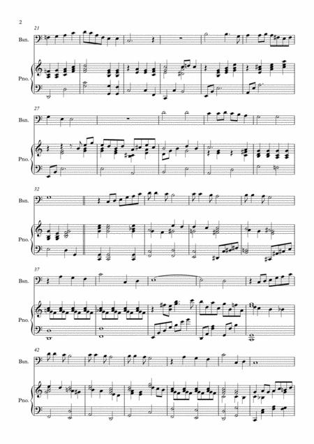 Someone To Watch Over Me Solo For Bassoon Piano In C Major Page 2