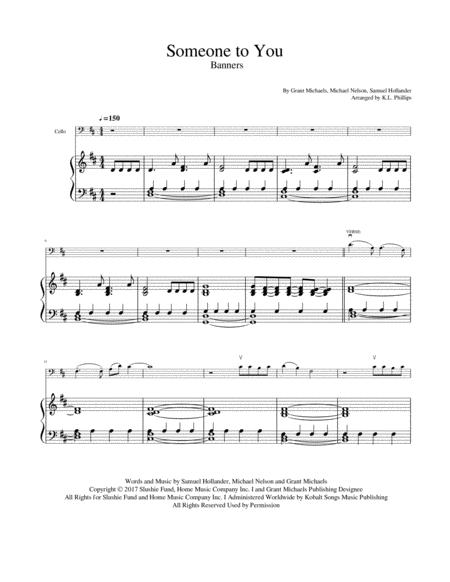 Someone To You Cello Solo With Piano Accompaniment Page 2