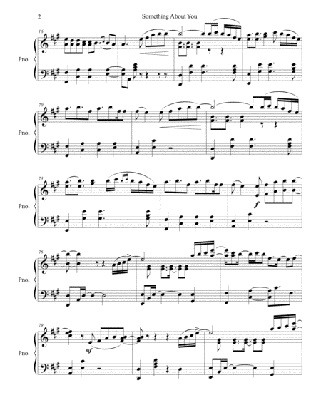 Something About You Elderbrook Rudimental Piano Arrangement Page 2