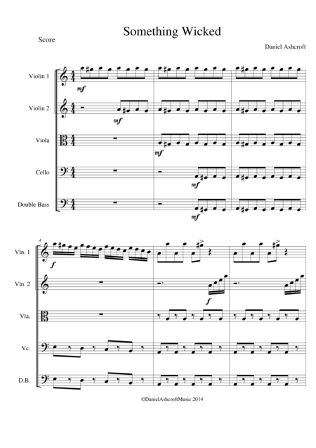 Something Wicked Score Only Page 2